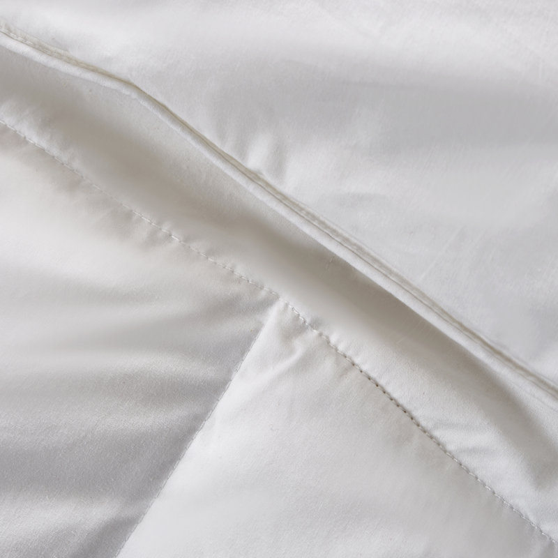 Twin White Cotton Down Feather Bedspread