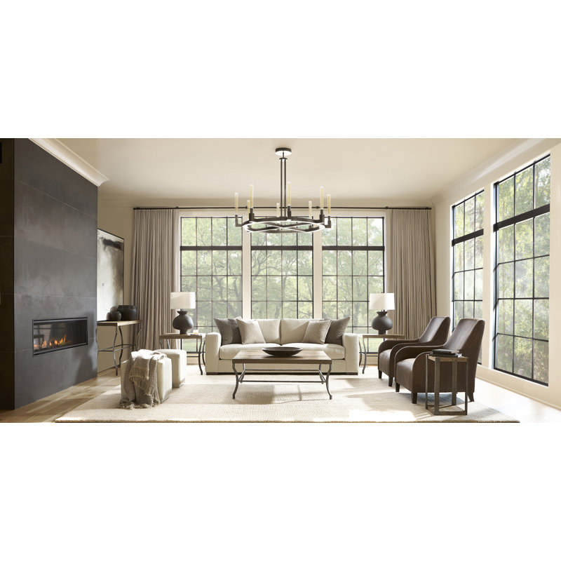 Bernhardt Tribeca Console Table With Steel Legs