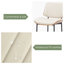 Contemporary Kitchen & Dining Chair with Walnut Bentwood Frame and Padded Faux Leather Seat-2108173975