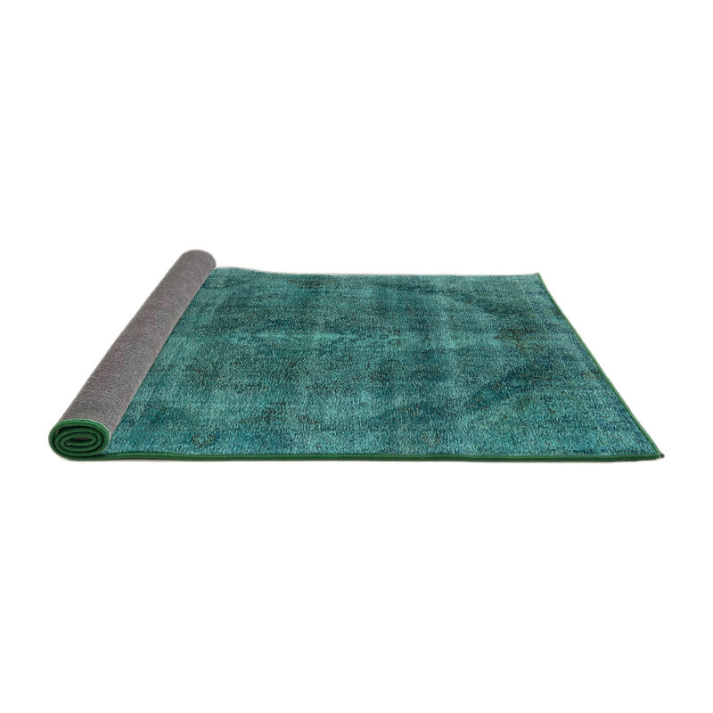Tapis oriental turquoise, Rond 8 pi