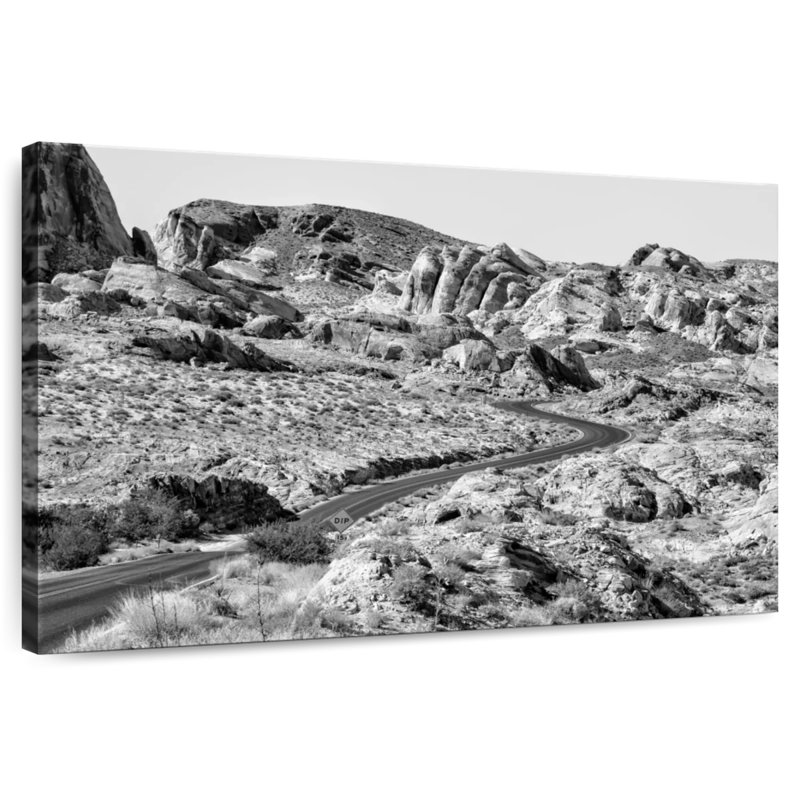 Alvord Black Nevada Desert Road, H 20 po x l 30 po