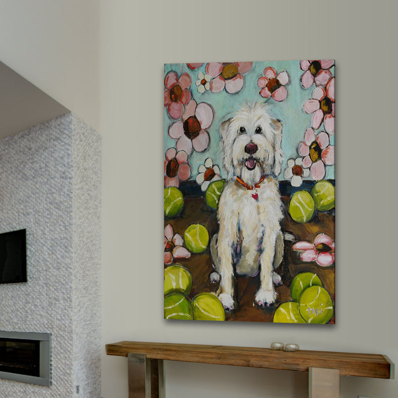 « rosie » par tori campisi, reproduction d’art sur toile tendue, H 18 po x l 12 po