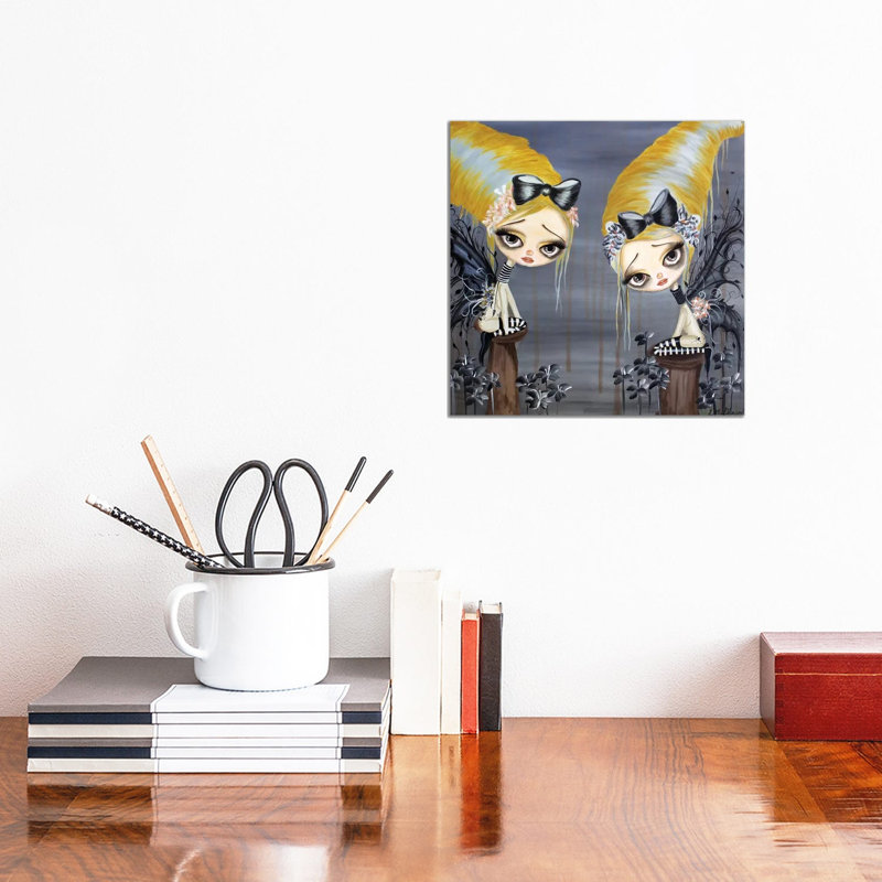 Fairies Lost by Dottie Gleason - Wrapped Canvas Gallery-Wrapped Canvas Giclée, 30.48 cm H x 30.48 cm W