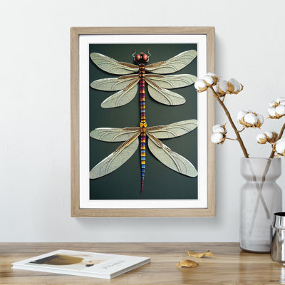 Opulent Dragonflies - Framed Print