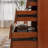 Nordic mid-style solid wood sideboard