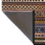 Tapis décoratif moderne à motifs géométriques multicolores-110019793