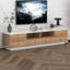 Meuble télé moderne, console multimédia avec rangement multifonctionnel-1098868903