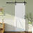30 X 84 MDF White K-Shape Latticework Barn Door With Full Set Hardware (Includes Complete Slide Kit And Door Handle)-105587369