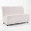 Causeuse beige en tissu Boucle
