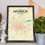 Munich City Map - No Frame Print-2009346397