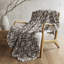 Heated Comfort Sherpa Polyester Throw, Modern Geometric, Perfect For Cozy Evenings