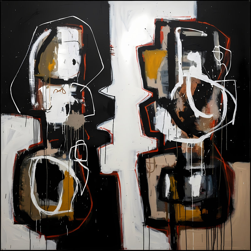 Échos contrastés, H 54 po x l 54 po