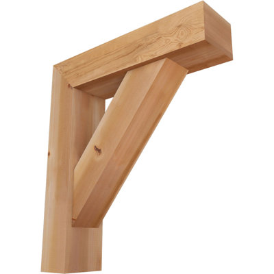 Traditional Block Bracket with Offset Brace