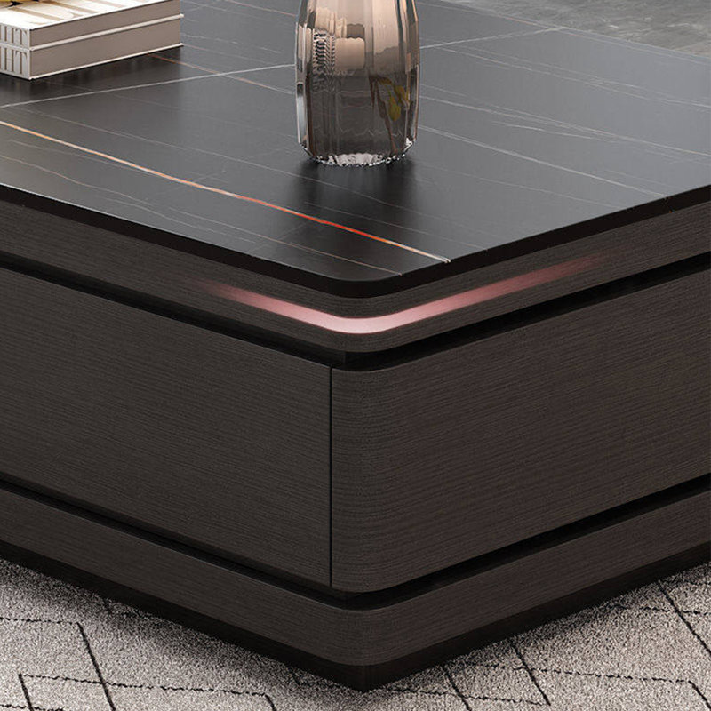 Table basse Nordic Minimalist, H 15,74 po x L 55,11 po x l 31,49 po
