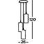 Burridge 3 - Light Chrome Cluster Pendant