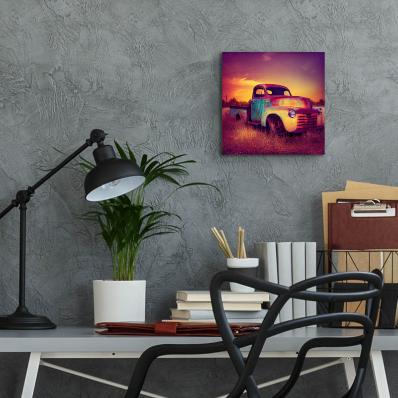 «Route 66 5» par Ray Heere, H 12 po x l 12 po