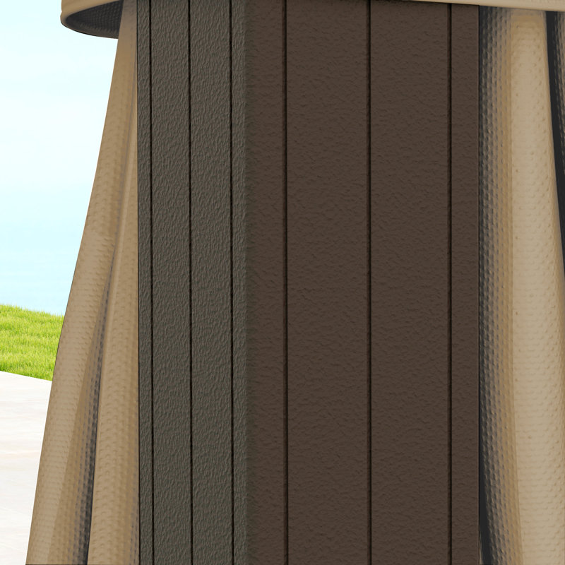 25 Ft. W x 25 Ft. D Aluminium Hardtop Gazebo