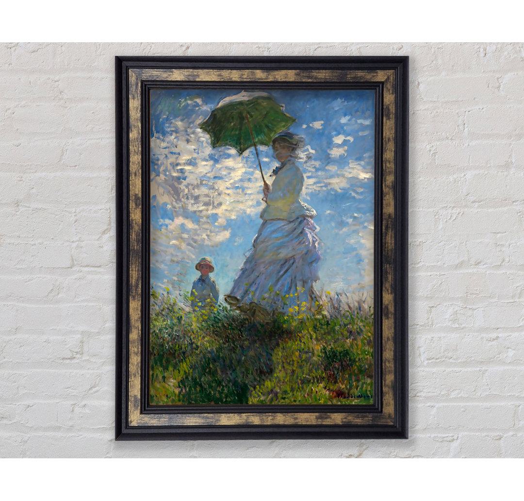 Monet Madame Monet und ihr Sohn - Druck