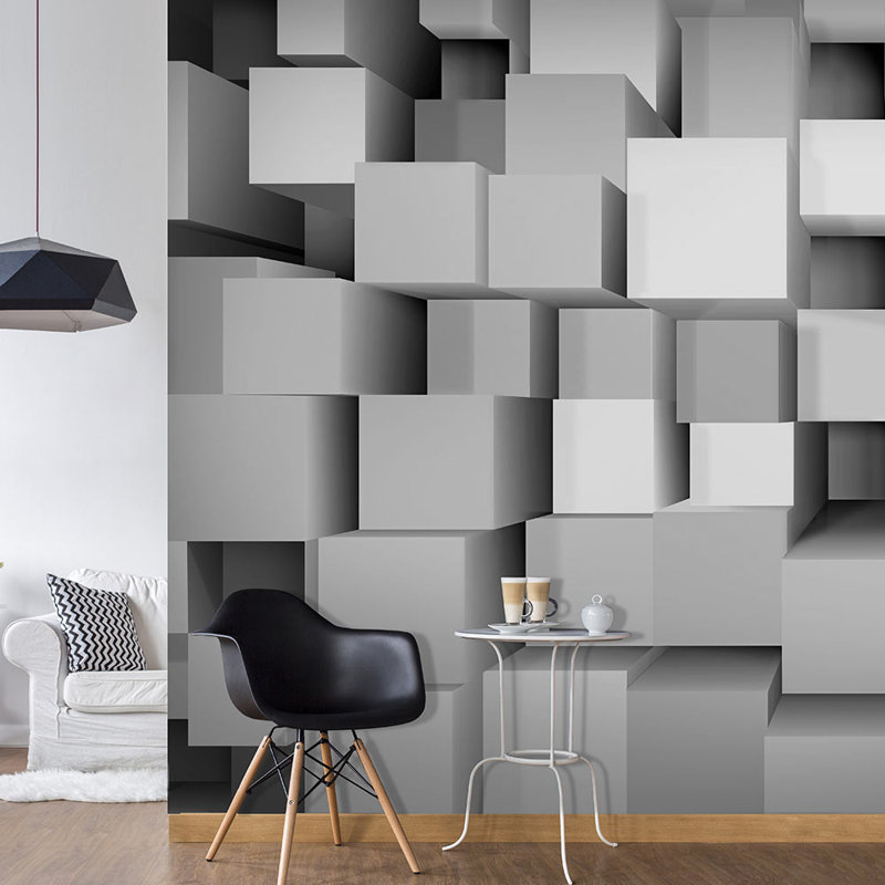 Earnie 4.9m x 2.8m 3D Embossed Matte Peel & Stick Mural