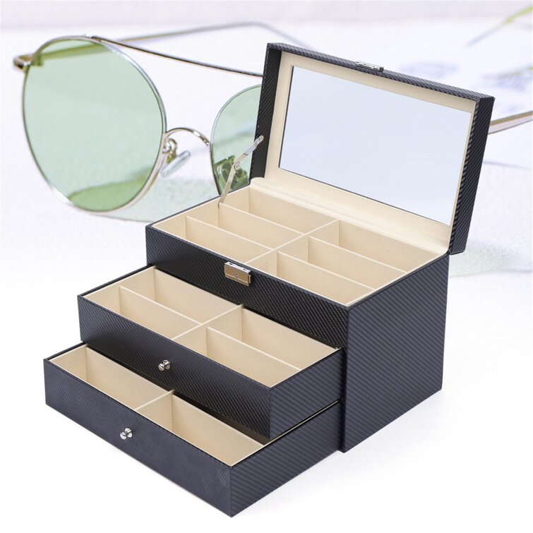 Sunglasses Organizer Box 6 Layer-Black at Rs 390 | Singanpor | Surat | ID:  2851651776830