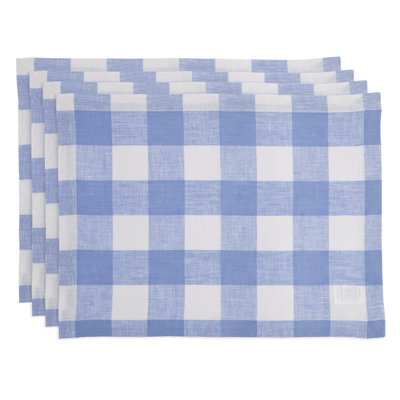Buffalo Check - 100% Pure Linen Placemats