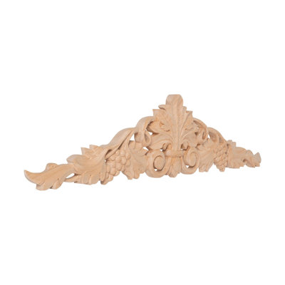 Applique en bois de vigne à finition bois massif 3-7 / 8 po x 16-1 / 8 po x 1/2 po