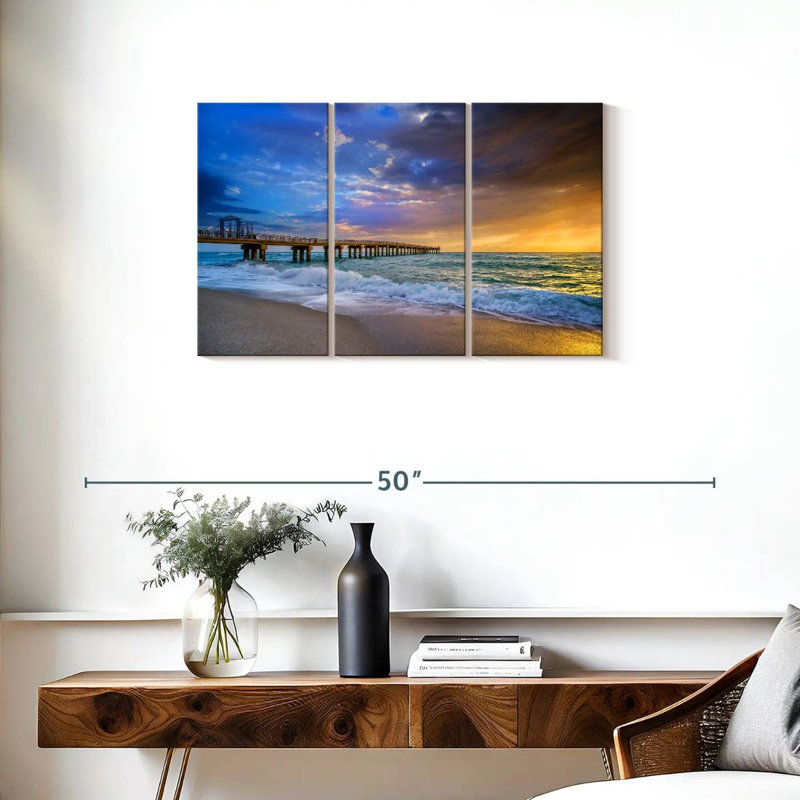 Nicci Powerful Sunrise Pier Miami SOFL, H 20 po x l 33 po