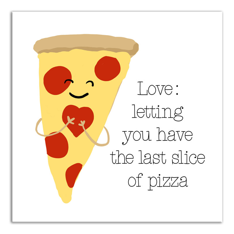 Dernier slice de pizza Mccollough, H 16 po x l 16 po x P 1,25 po