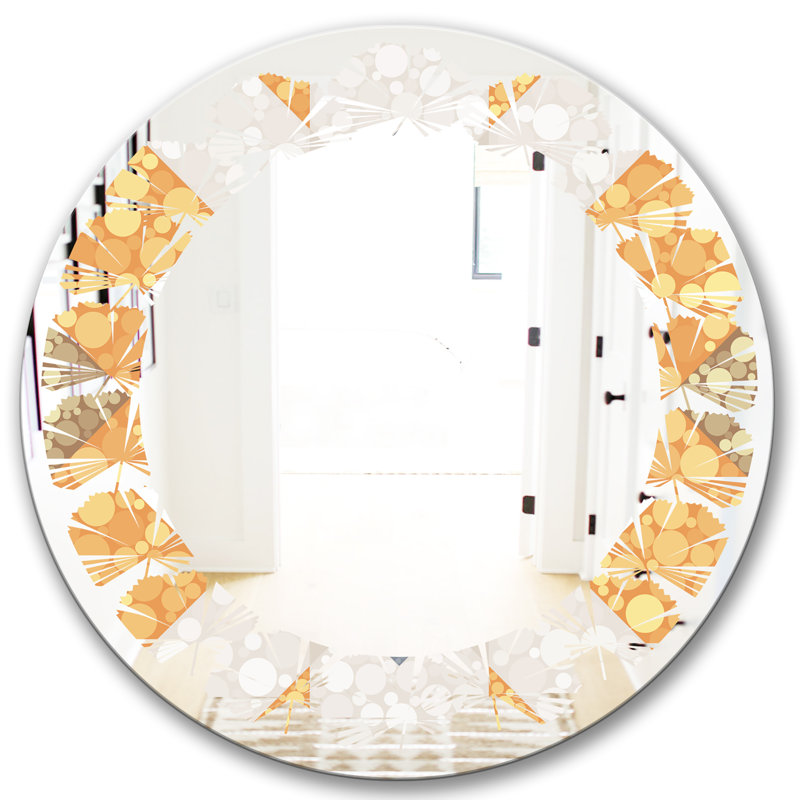 Miroir mural Wave, H 23,6 po x l 23,6 po