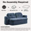 Upholstered 48.13 " Linen Sofa Bed