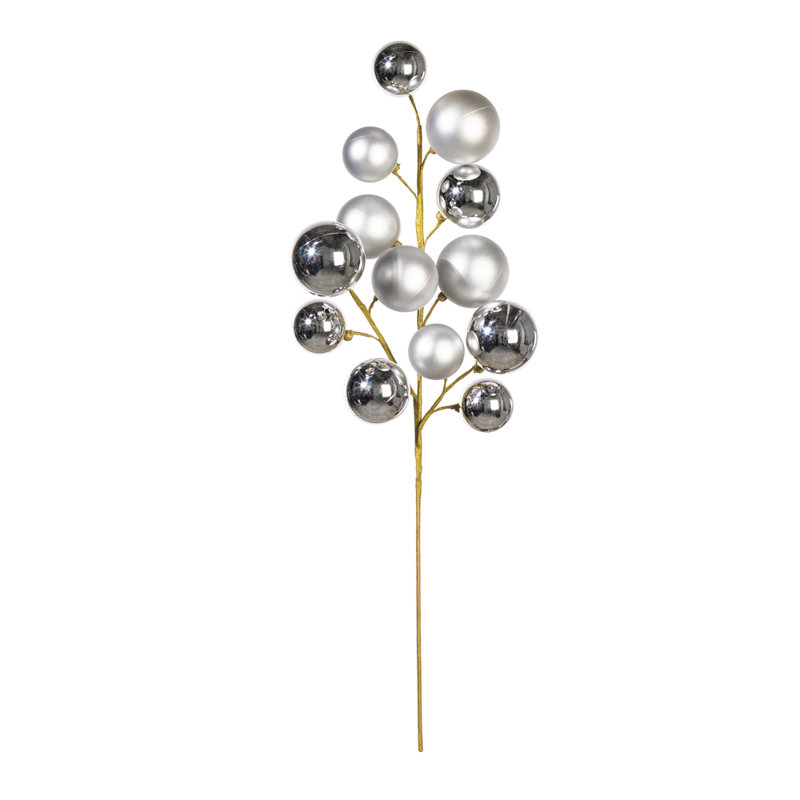  Vaporisateur d'ornement 30 po., Argent argent