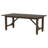 Light Brown Rectangular Wood Dining Table
