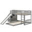 Stairway Twin Over Twin Bunk Bed With Slide