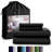Luxury 4 Piece Solid Sheets Soft Rayon From Bamboo Blend Bedding Sheet Set-277409565-277409636