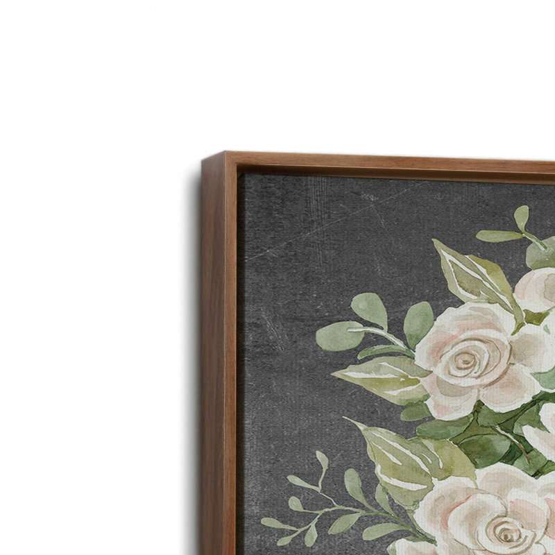 «Eernal Blooms I» par Cindy Jacobs, reproduction d'art, Toile avec cadre, Brun, L 32 po x H 24 po