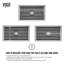 Grille en silicone 23,75 po x 14,875 po en silicone pour évier de cuisine à simple cuve 27 po-64447157