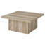 Table basse en pin vieilli