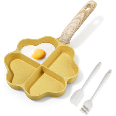 Poêle à omelette en granite antiadhésive 4 tasses Caannasweis