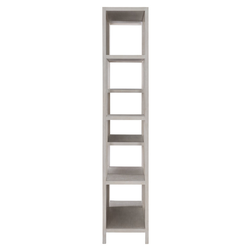 Solaria 82" H x 48" W Solid Wood Etagere Bookcase