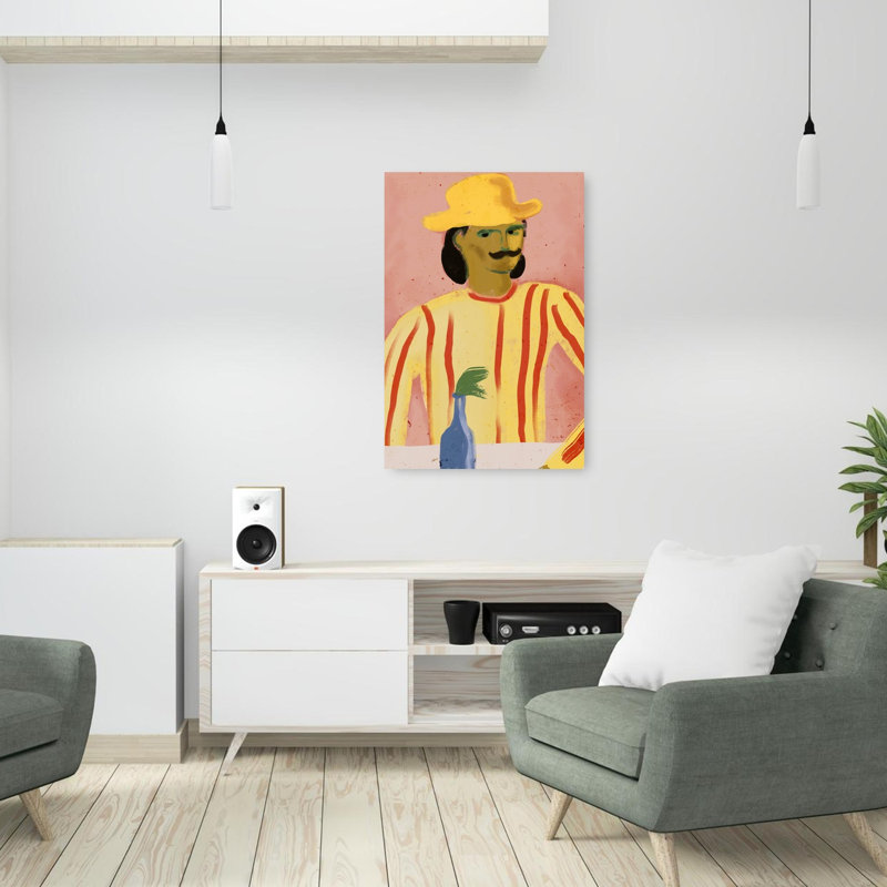 Impression d'art mural abstrait contemporain, H 36 po x l 24 po