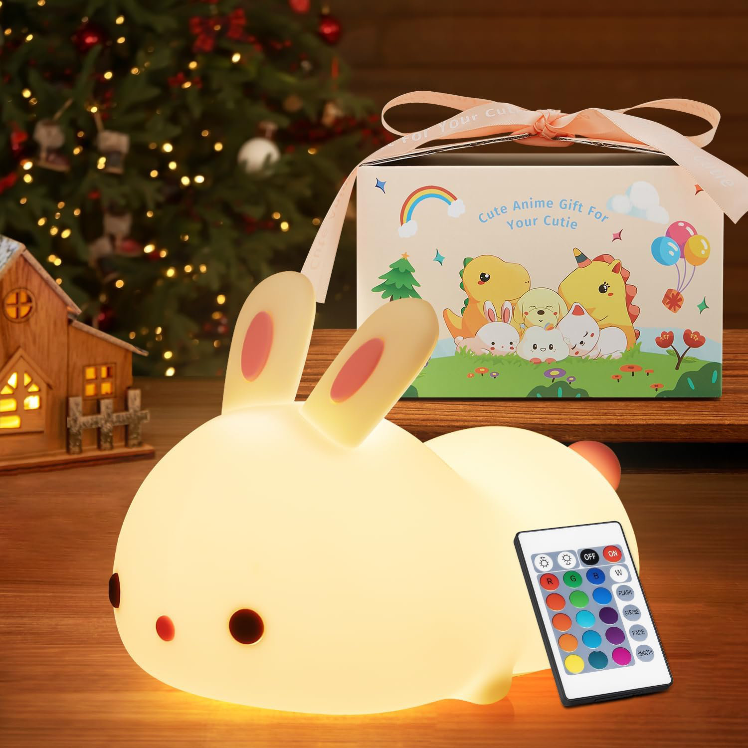 Kawaii Charming Bunny Night Light main image 0