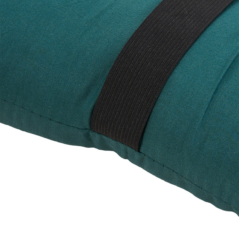 Chair Cushion with Elastic and Tie Straps, Green