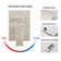 High Pressure 10-inch Shower Faucet with Rough-in Valve