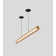 Nubis Linear Pendant - Walnut - Black Canopy - Split Canopy - Integrated LED - 2700K