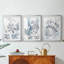 Beach Shell Fresco I - reproduction sur mesure encadrée de qualité supérieure - 3 pièces-1700809492-1700809496