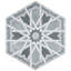 Radiant Hexagon 7,88 po X 9,45 po Carrelage mural et de plancher en porcelaine mat-108199945