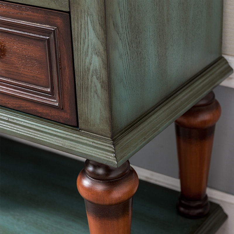 Console American Retro, Brun/vert