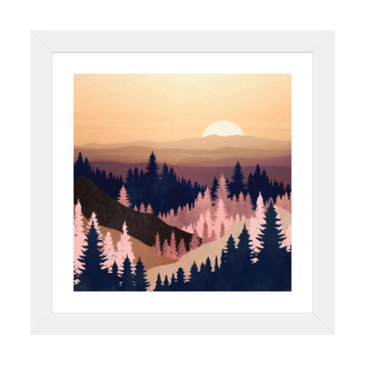 Summer Dusk - impression d'art graphique