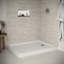 Streamline 48" W x 36" D Corner Acrylic Shower Base, ABS Drain Included