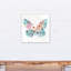 Art sur toile papillon floral Clooney-108247901